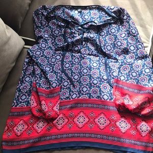 Zac & Rachel red, white & blue blouse